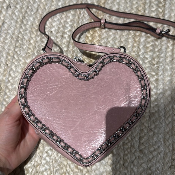 Rebecca Minkoff pink heart purse - Picture 2 of 4